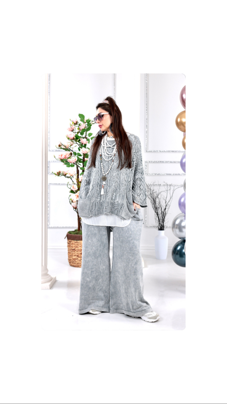 Dantel Salaş Tunik&Pantolon 2'li Takım