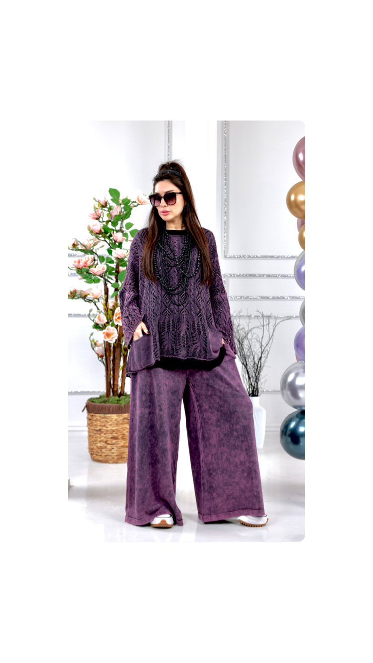 Dantel Salaş Tunik&Pantolon 2’li Takım