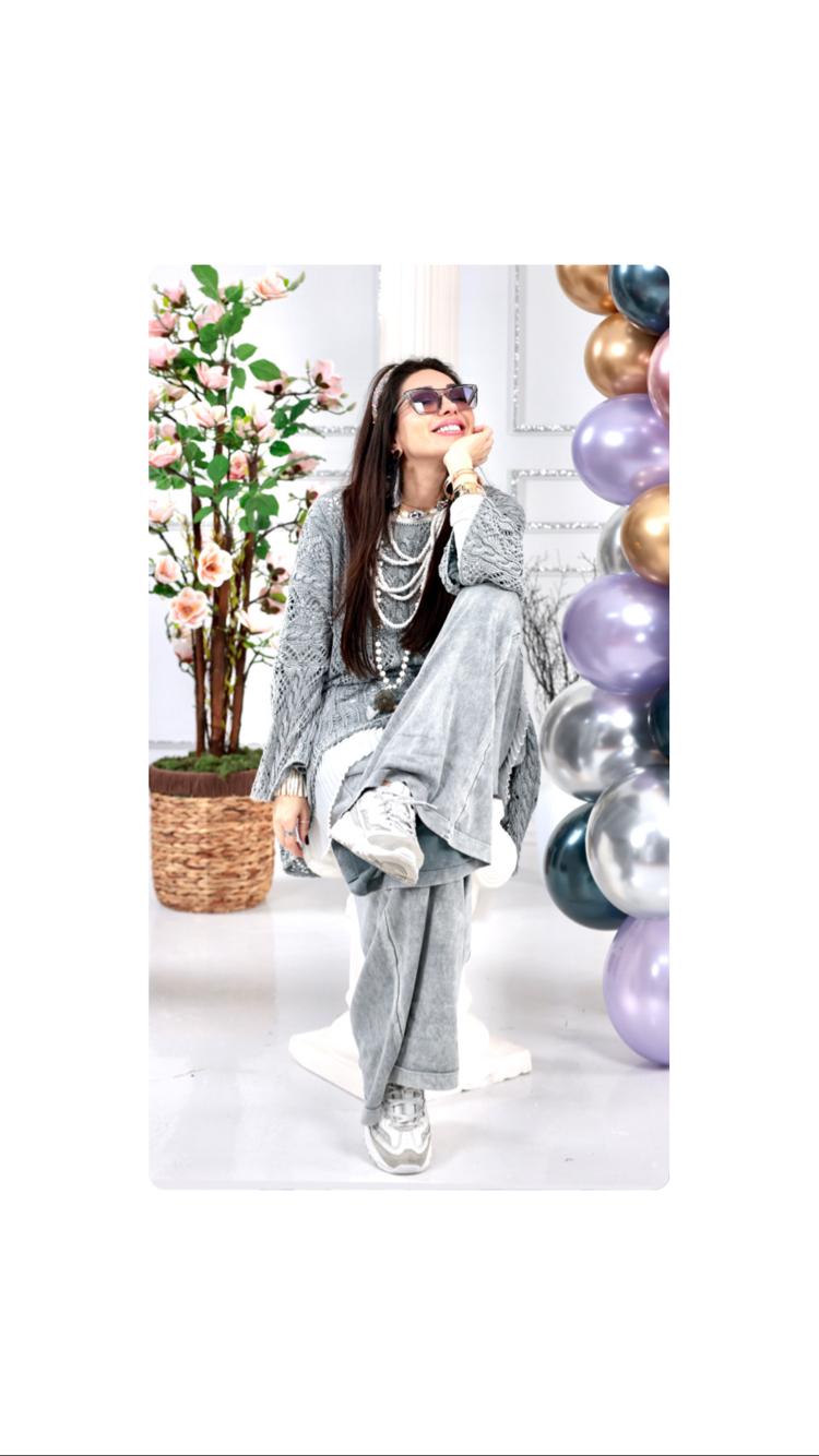 Dantel Salaş Tunik&Pantolon 2'li Takım
