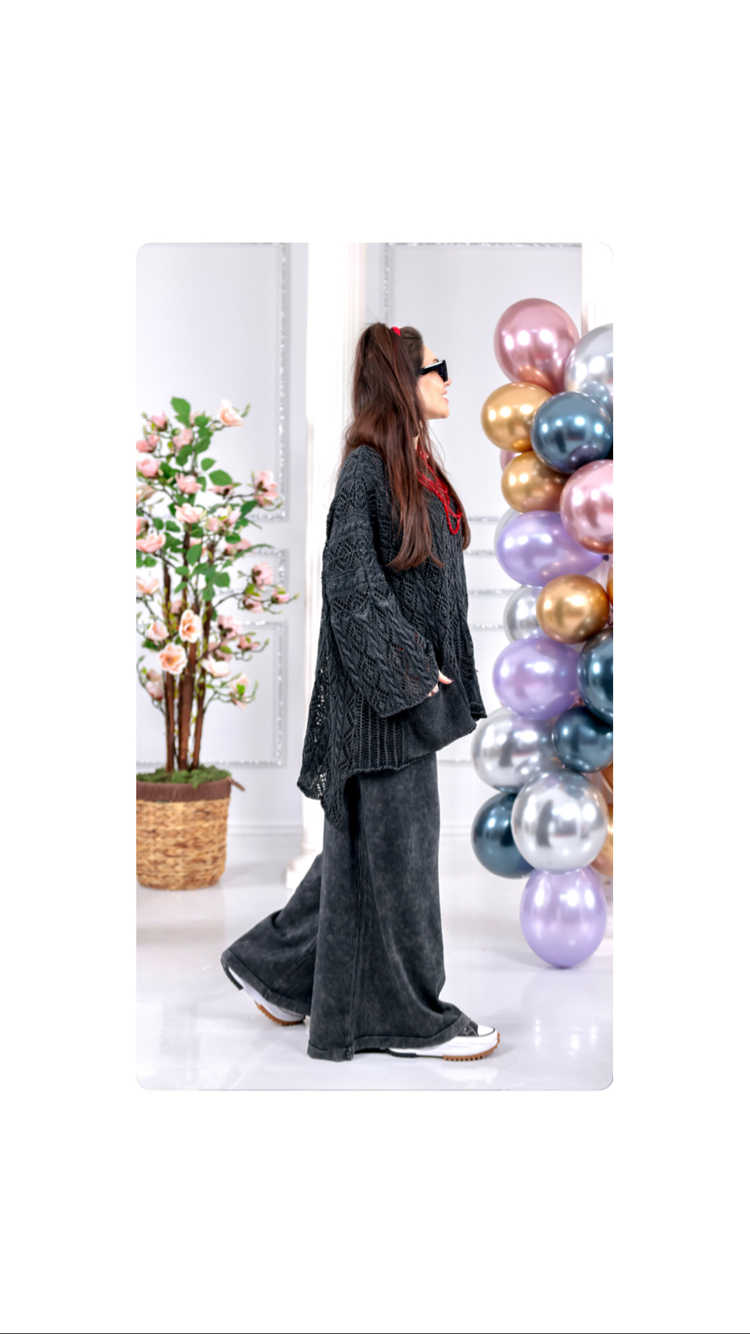 Dantel Salaş Tunik&Pantolon 2’li Takım