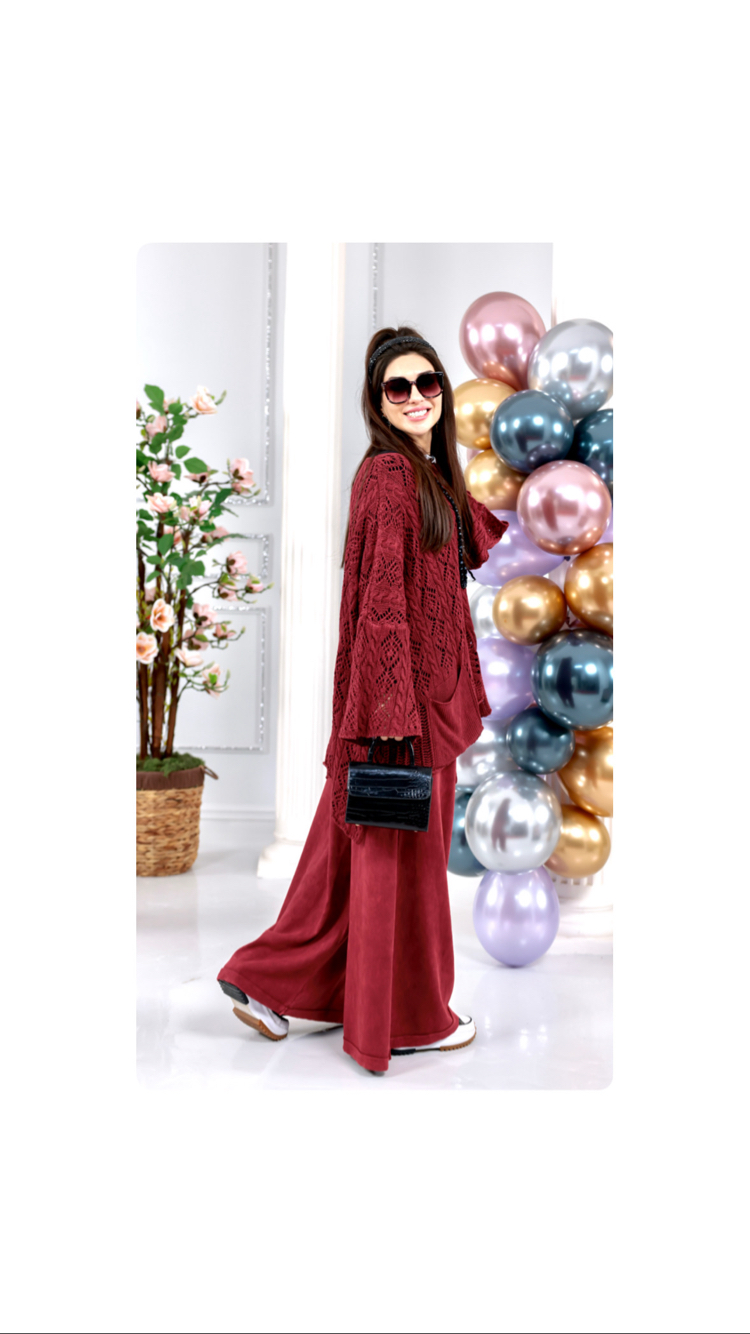 Dantel Salaş Tunik&Pantolon 2’li Takım
