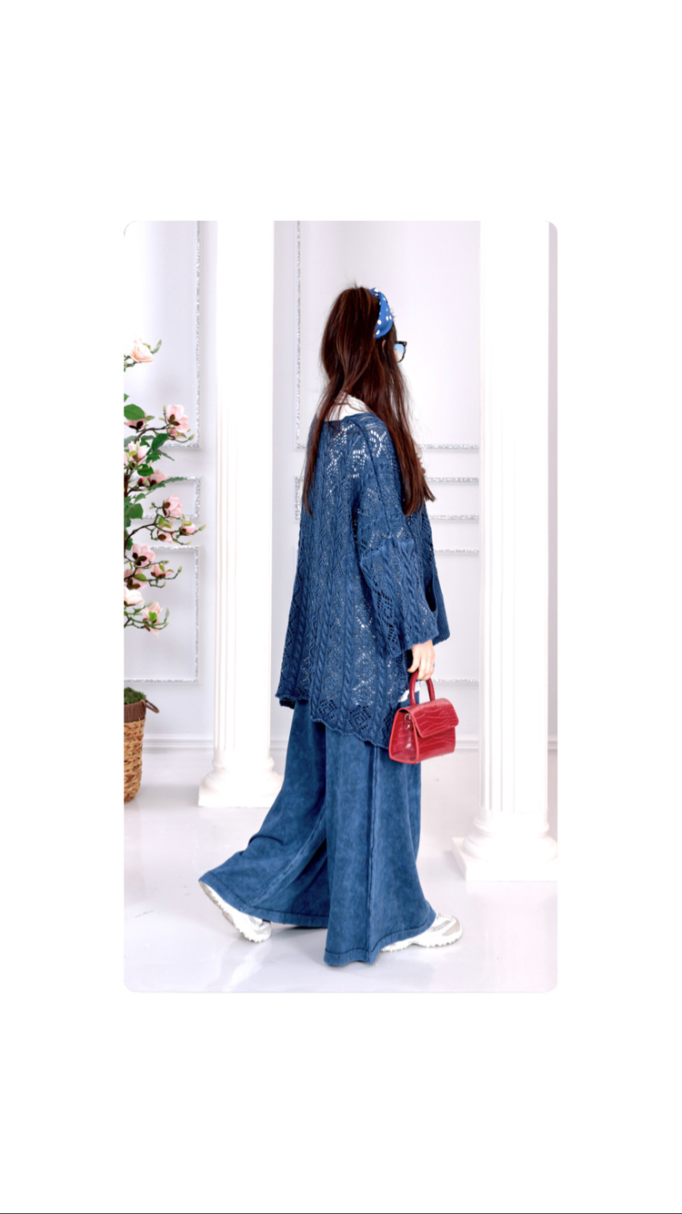 Dantel Salaş Tunik&Pantolon 2’li Takım