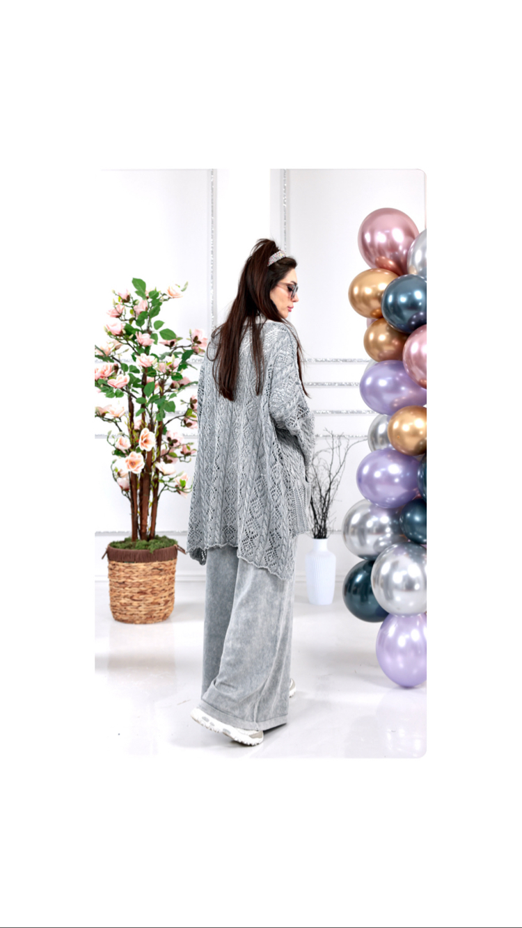 Dantel Salaş Tunik&Pantolon 2'li Takım