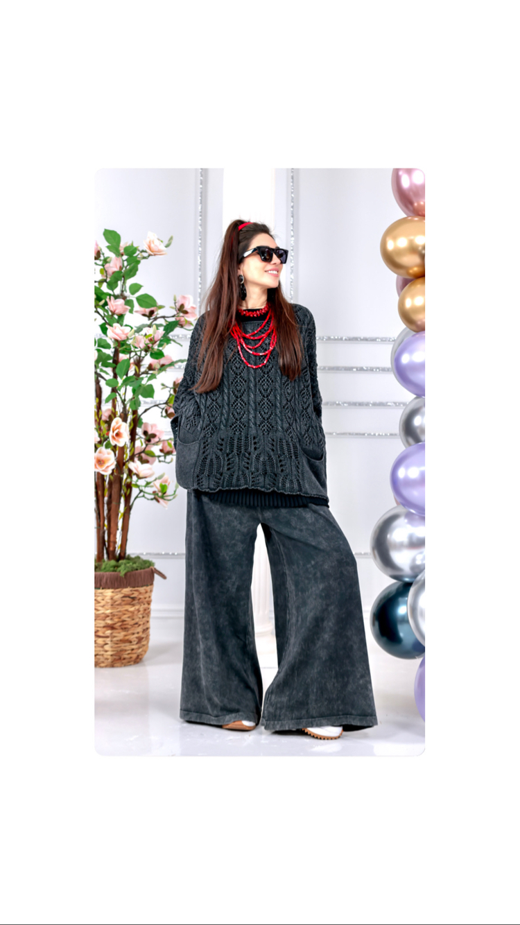 Dantel Salaş Tunik&Pantolon 2’li Takım