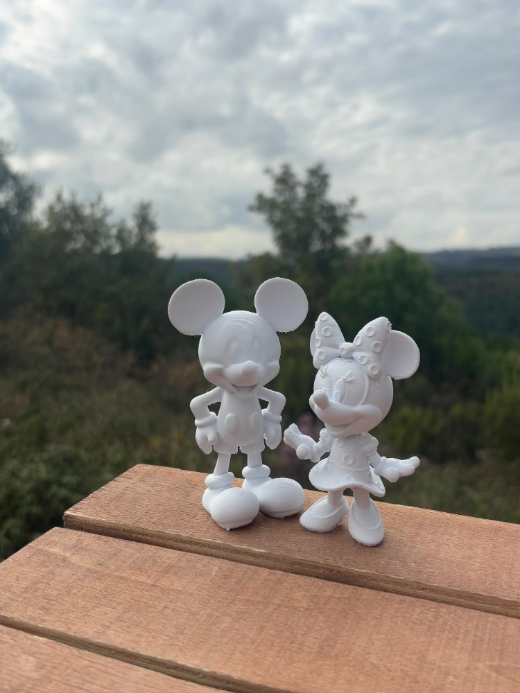 Mickey Mouse Minnie Mouse Figür Boyama Seti