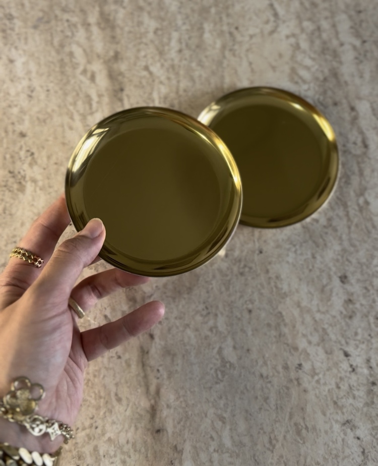 Gold 6'lı mini tatlı tabağı seti