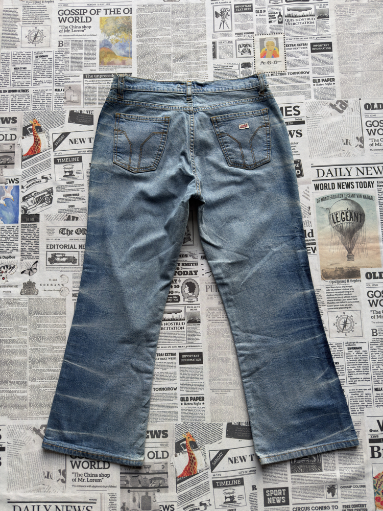 Miss Sixty Desenli Geniş Paça Kadın Jean