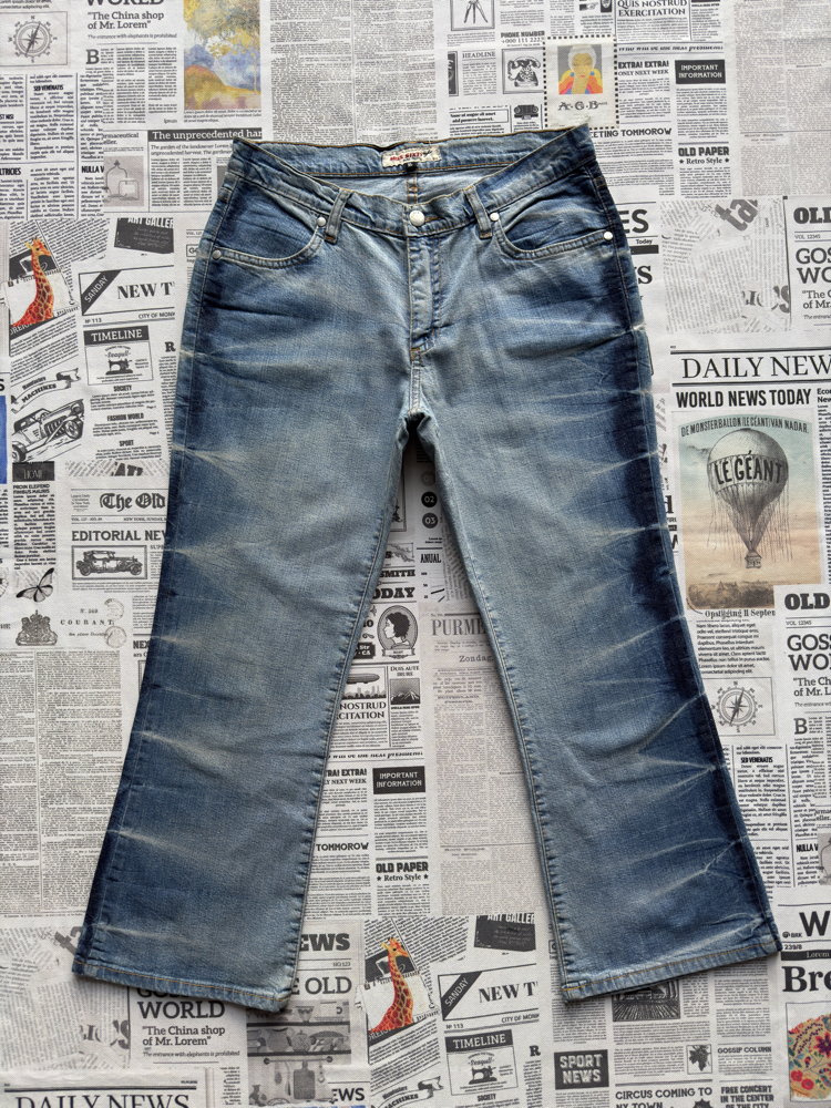 Miss Sixty Desenli Geniş Paça Kadın Jean