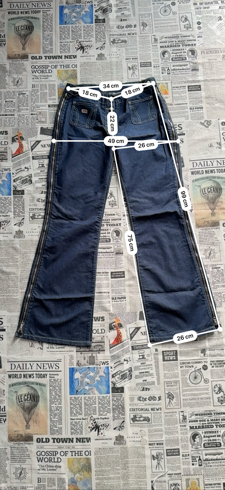 Miss Sixty Fermuar Detaylı Bol Paça Jean