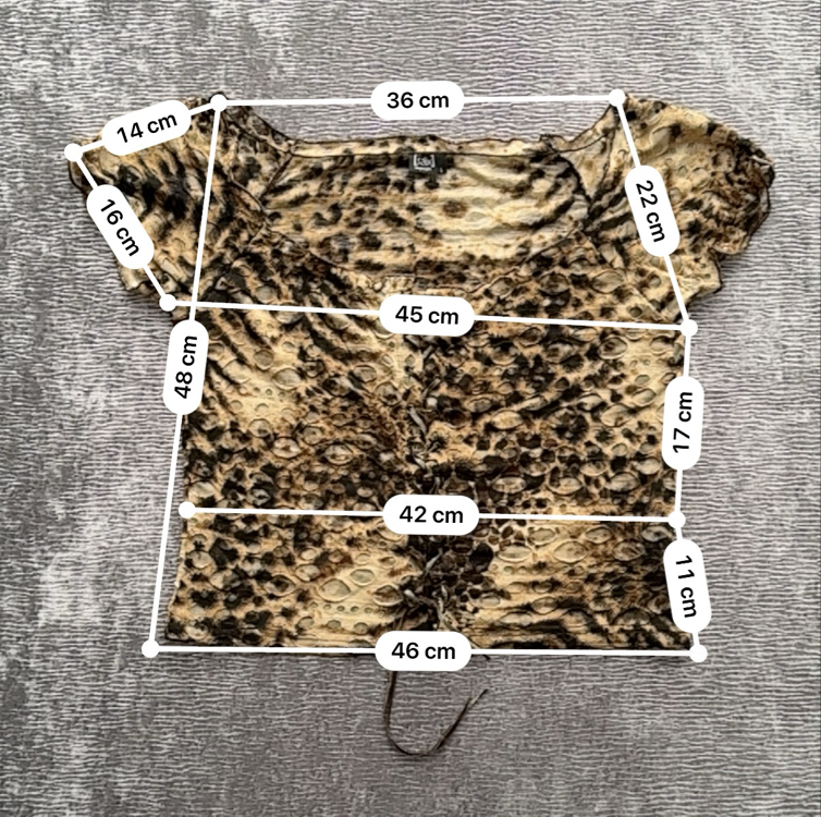Leopar Desenli İpli İnce Bluz Gömlek