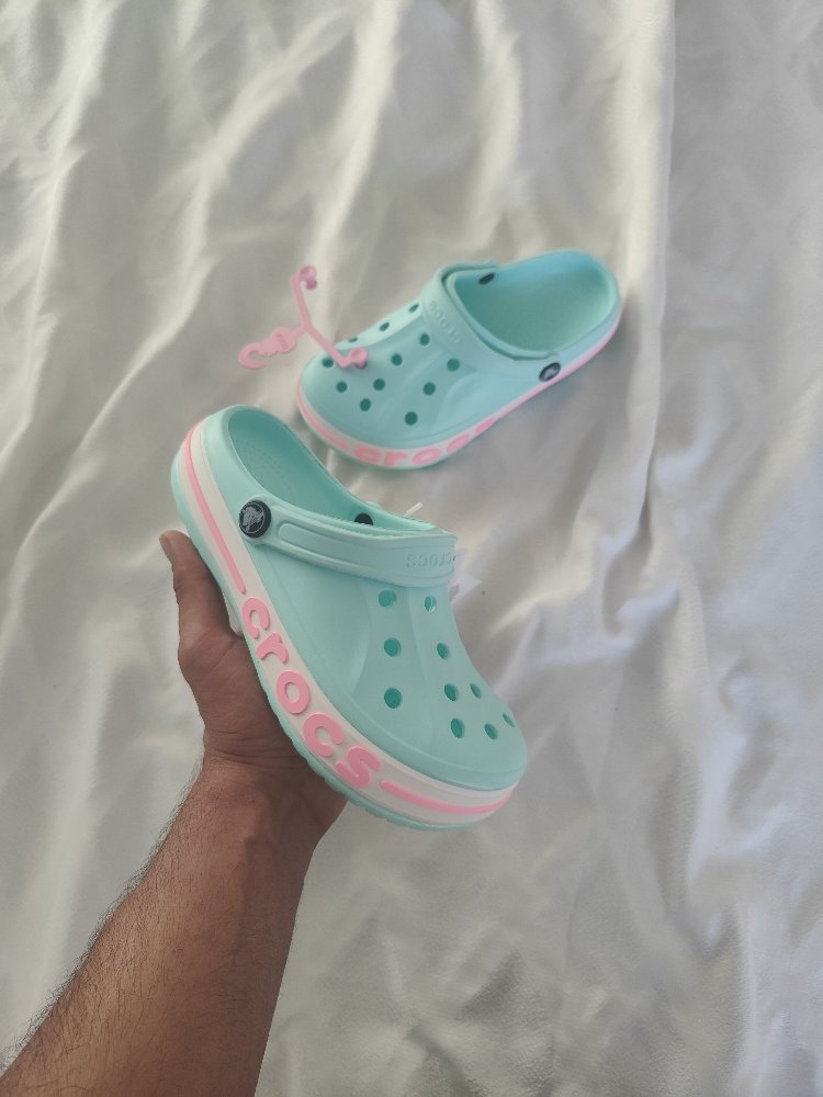 Crocs Bayaband Turkuaz Pembe Terlik
