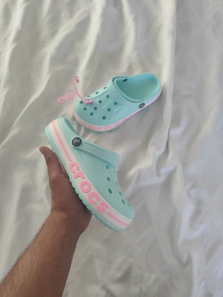 Crocs Bayaband Turkuaz Pembe Terlik