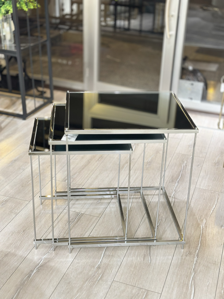 ZARİF Zigon Gümüş Metal Füme Ayna 