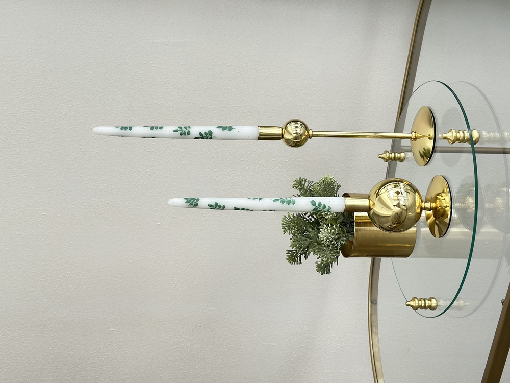Cam Tepsi Gold Torna Ayak 35 cm