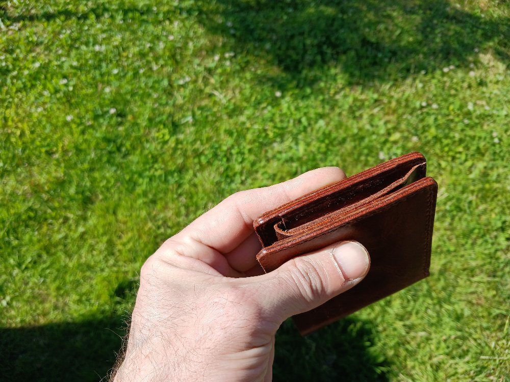 Black brown Toscano Bifold Cüzdan (2606)