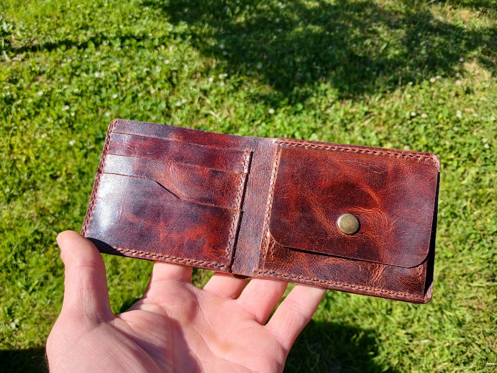 Black brown Toscano Bifold Cüzdan (2606)