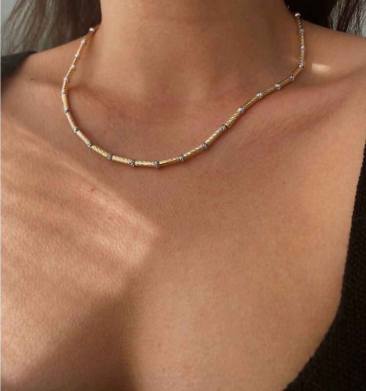 DORİKA SİLİNDİR KOLYE 
