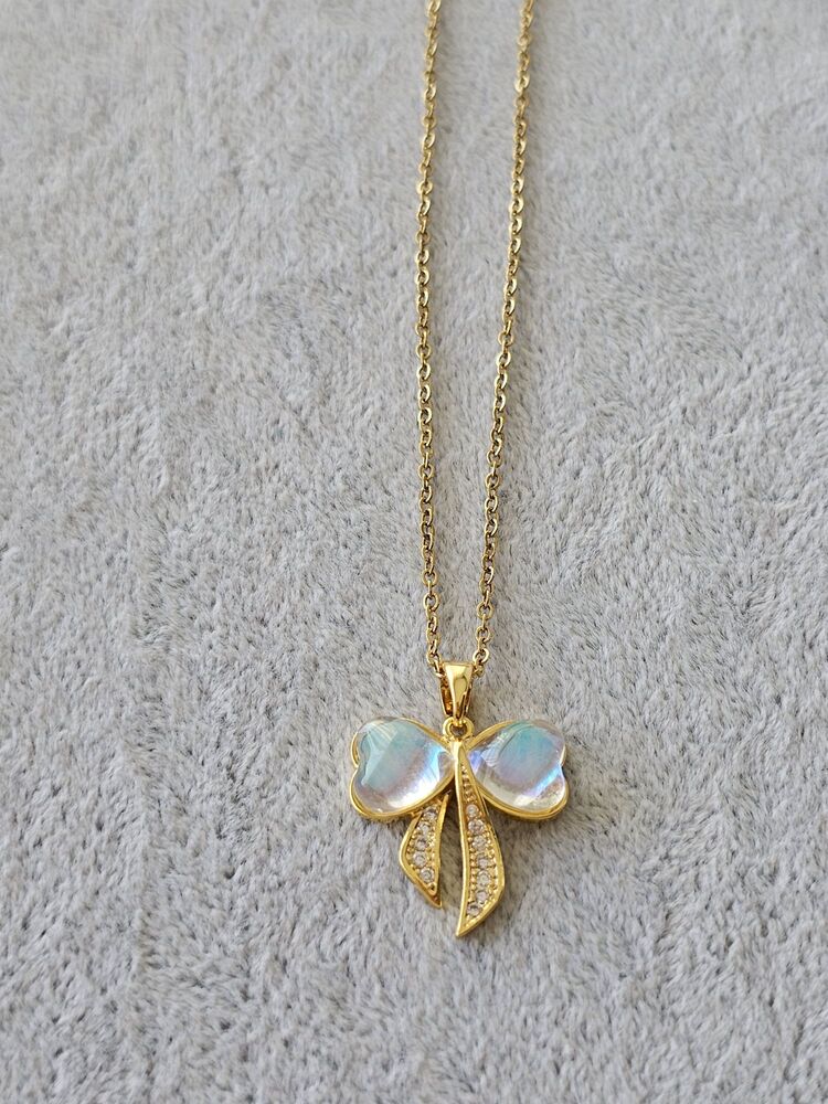 Gold Kurdele Kolye