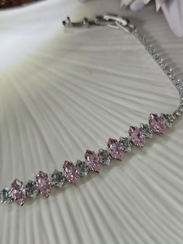 Pembe Taşlı Suyolu Bileklik
