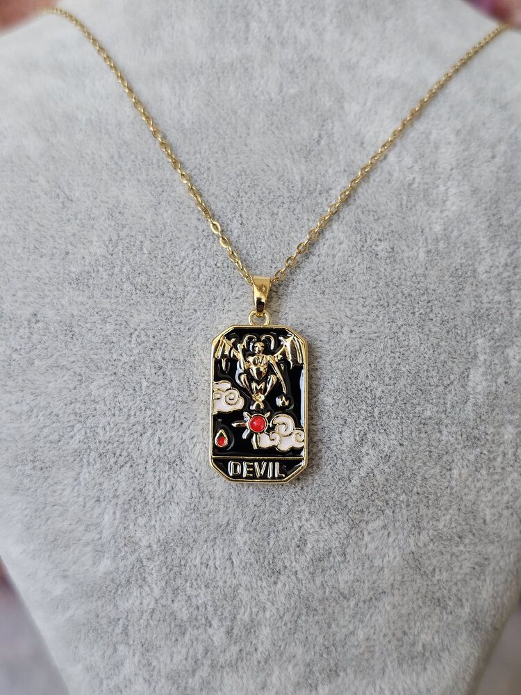 Devil Tarot Kolye
