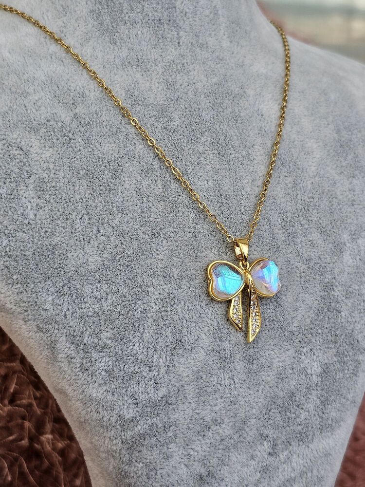 Gold Kurdele Kolye