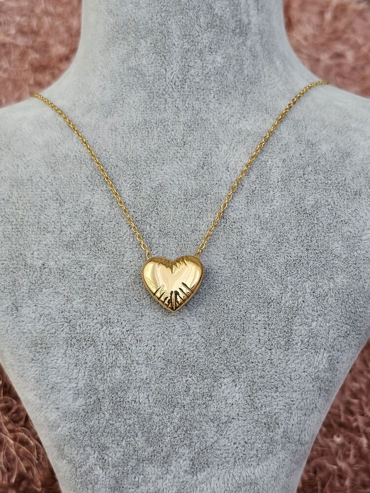 Gold Balon Kalp Kolye