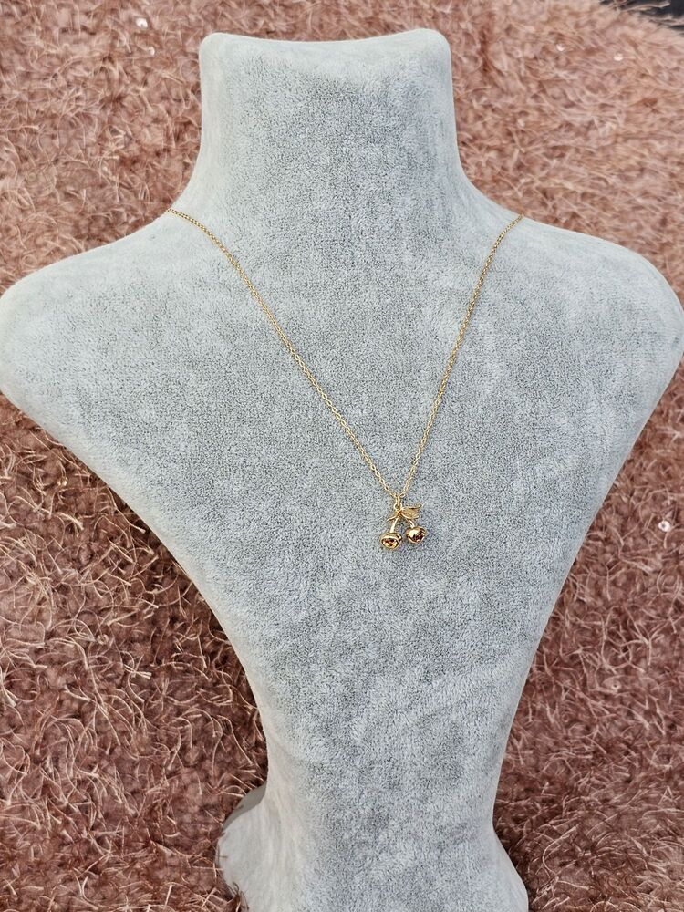Gold Kiraz Kolye