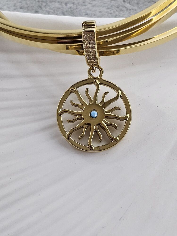 3'lü Ajda Bilezik ve Yıldız / Güneş Charm