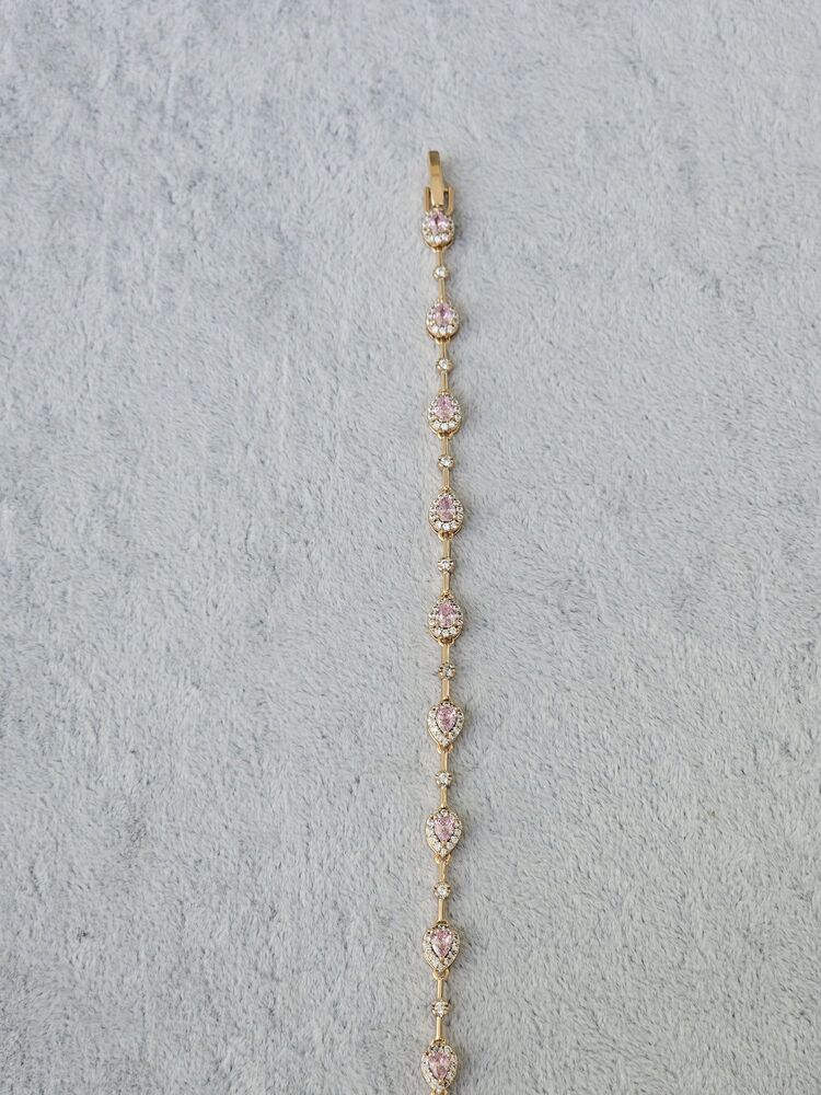 Pembe Taşlı Bileklik