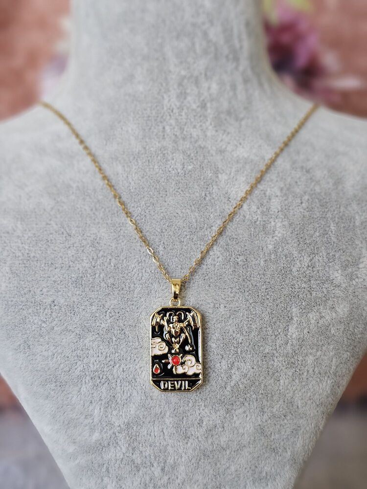 Devil Tarot Kolye