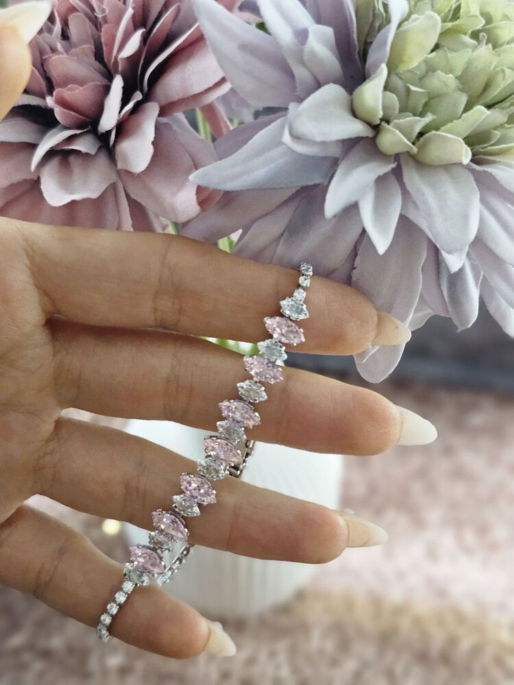 Pembe Taşlı Suyolu Bileklik