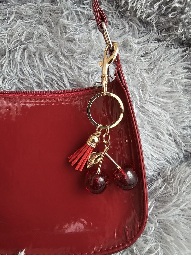 Küçük Cherry Çanta Charmı