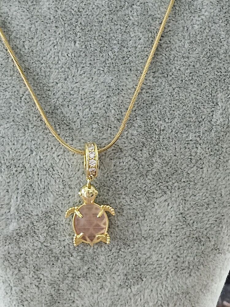 Pembe Kaplumbağa Kolye