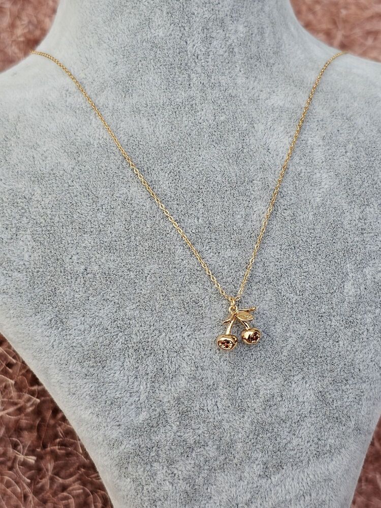Gold Kiraz Kolye