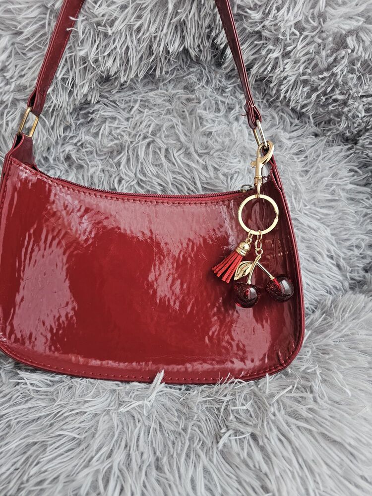 Küçük Cherry Çanta Charmı