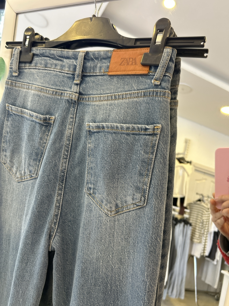 Zara orta mavi jean