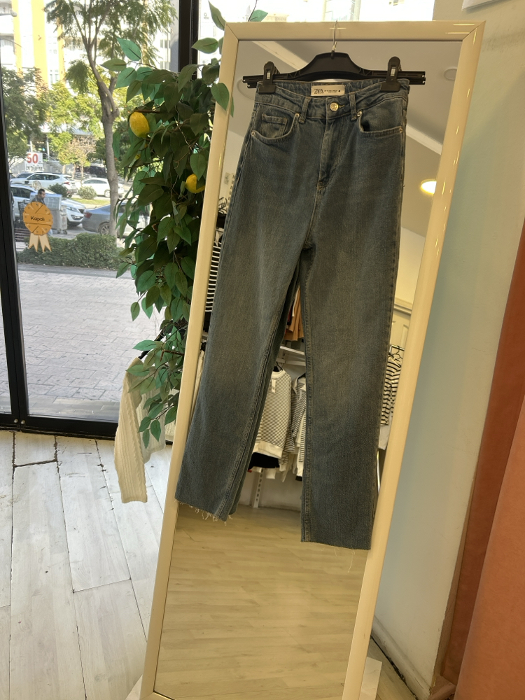 Zara orta mavi jean