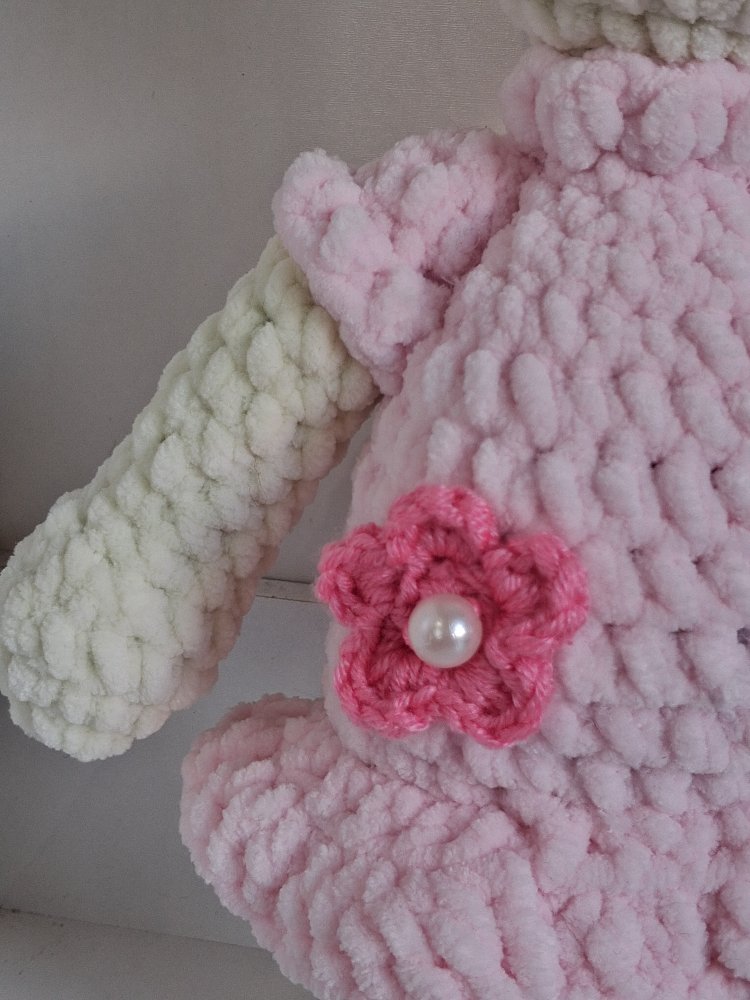 Pembe Elbiseli Amigurumi Tavşan | El Yapımı