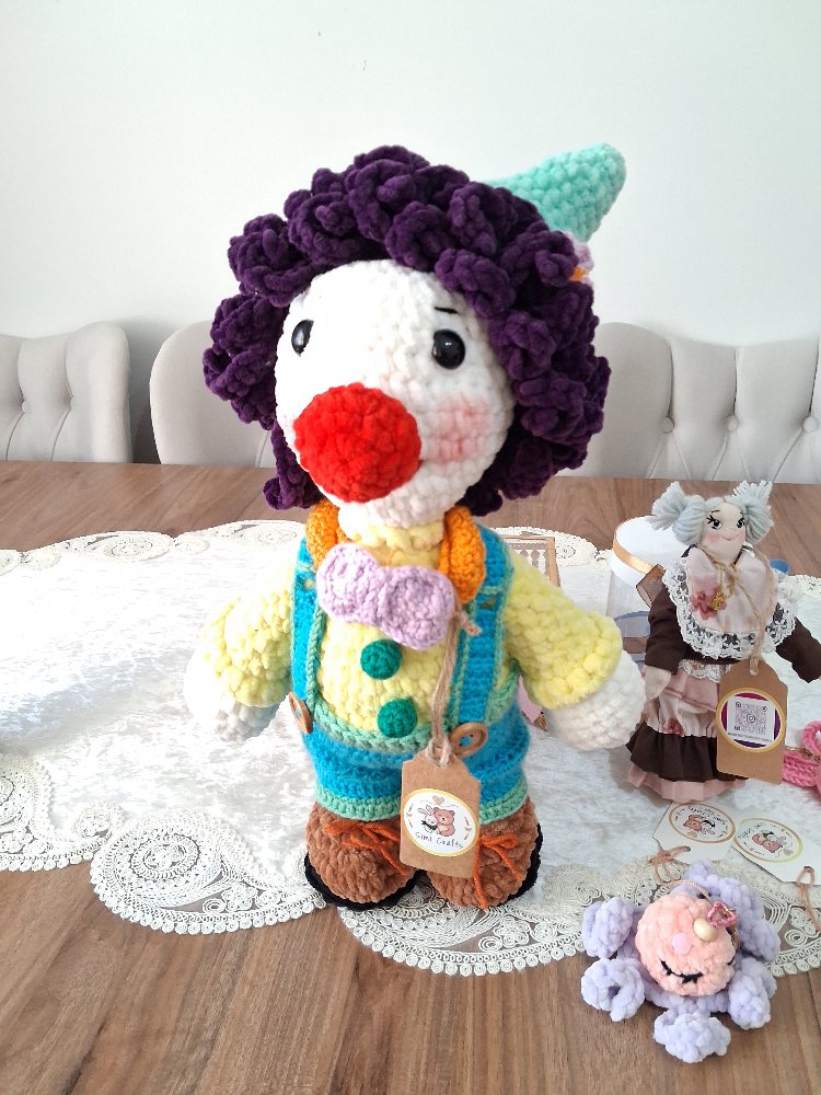 Amigurumi Palyaço | Tığ İşi Palyaço