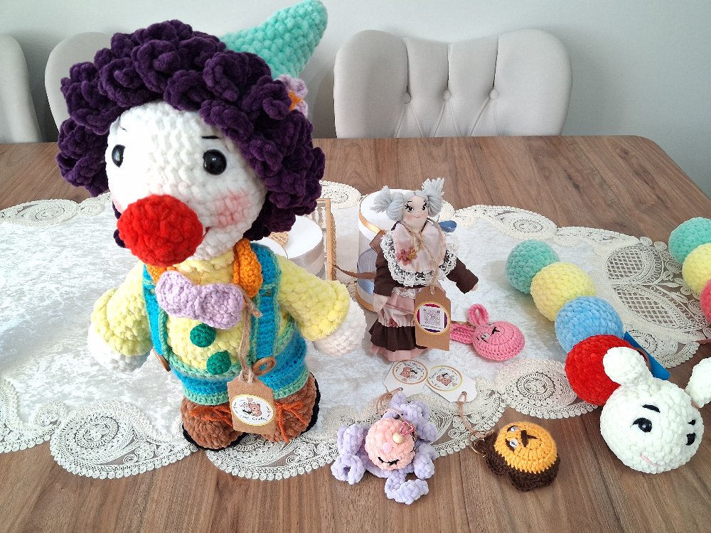 Amigurumi Palyaço | Tığ İşi Palyaço