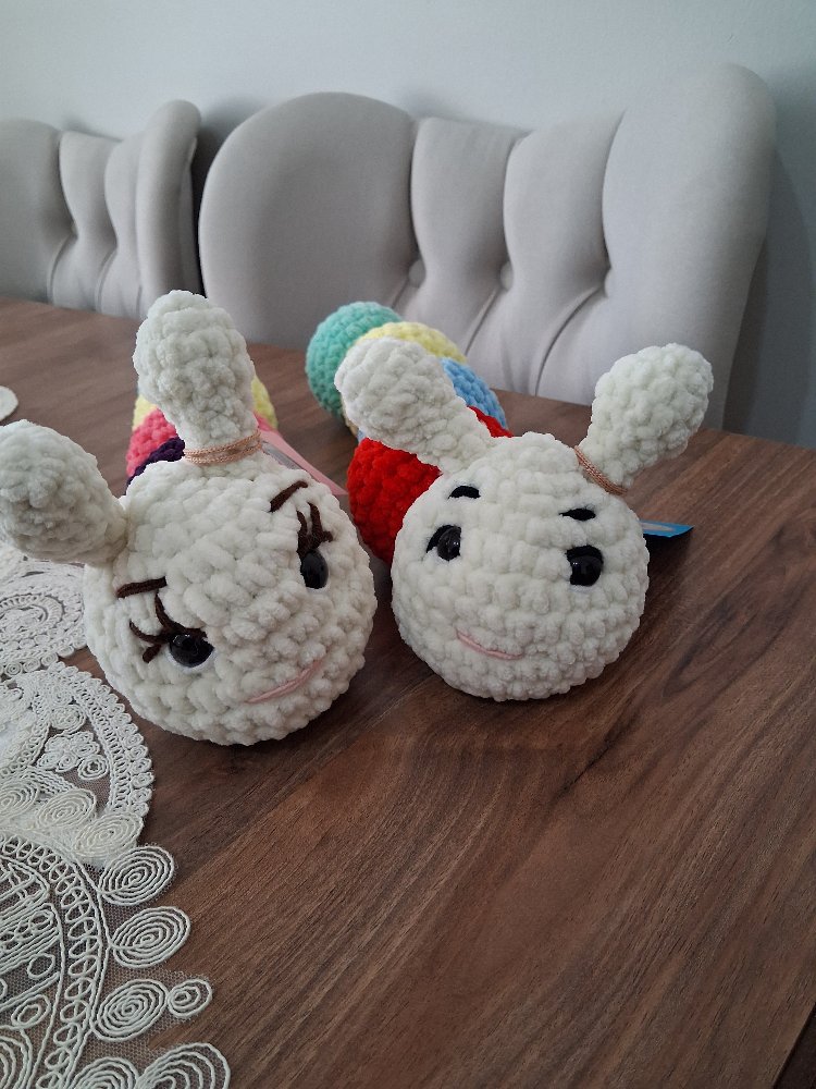Sevimli küçük bir tırtıl amigurumi | Kız çocukları için oyuncak