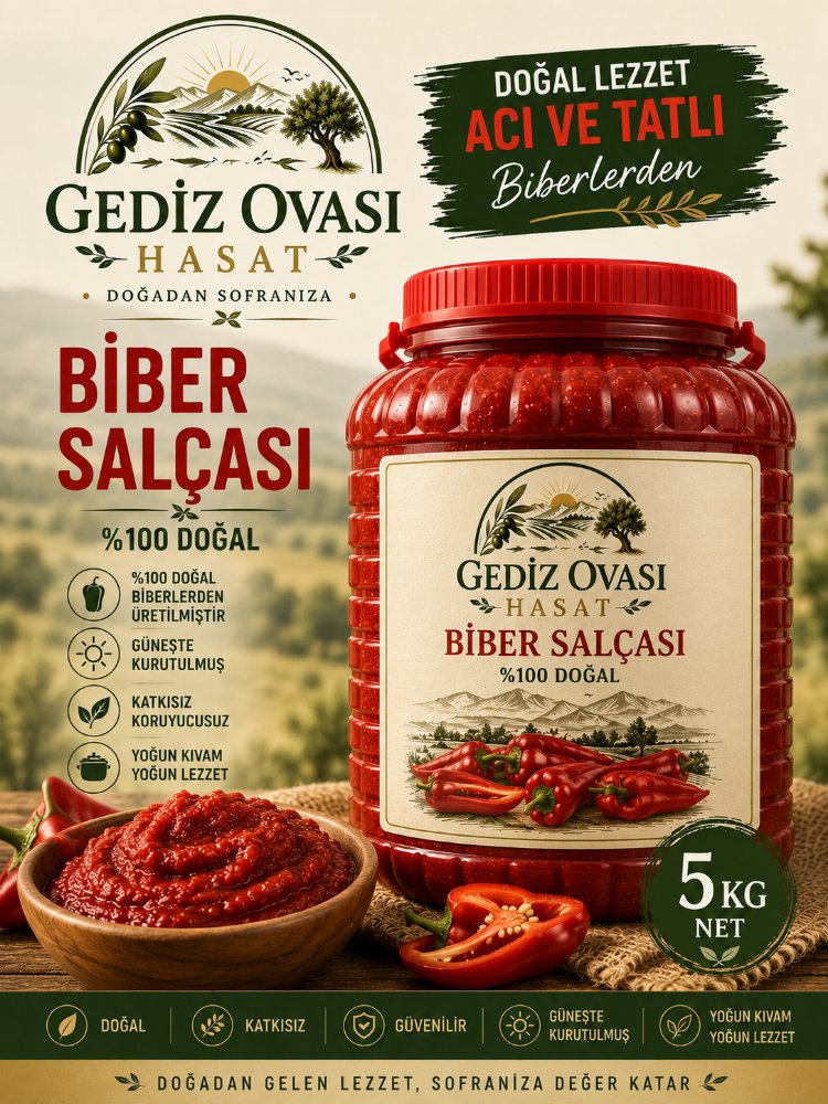 Hayat Usulü Biber Salçası