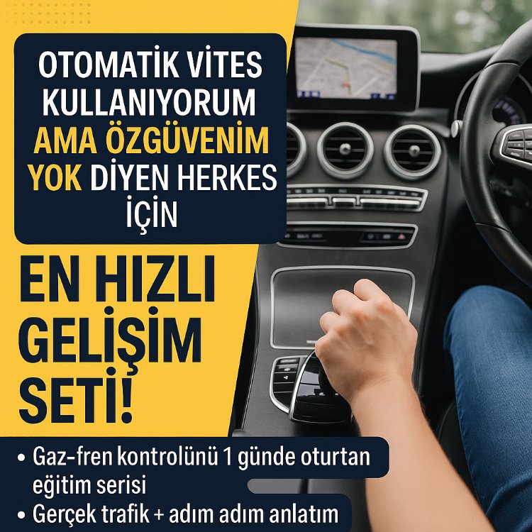 Trafik Korkusunu Yen & Güvenle Sür – Birebir Danışmanlık + Uygulama (Günlük 180dk) 