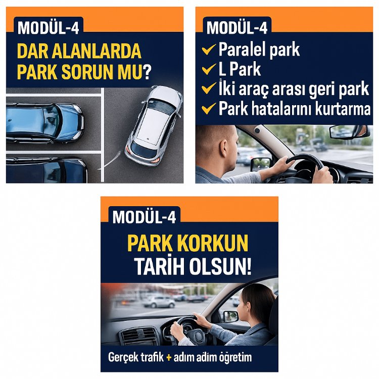 Trafik Korkusunu Yen & Güvenle Sür – Birebir Danışmanlık + Uygulama (Günlük 180dk) 