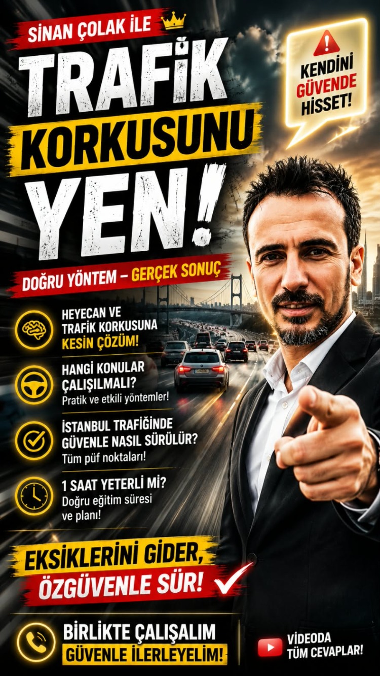 E-kitap: Trafik Korkusunu Yenme Rehberi – Güvenli Sürüş (PDF)