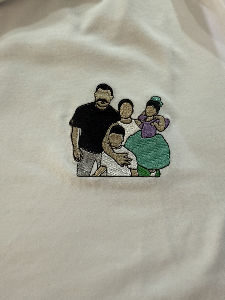 Resim Nakışlı Sweatshirt