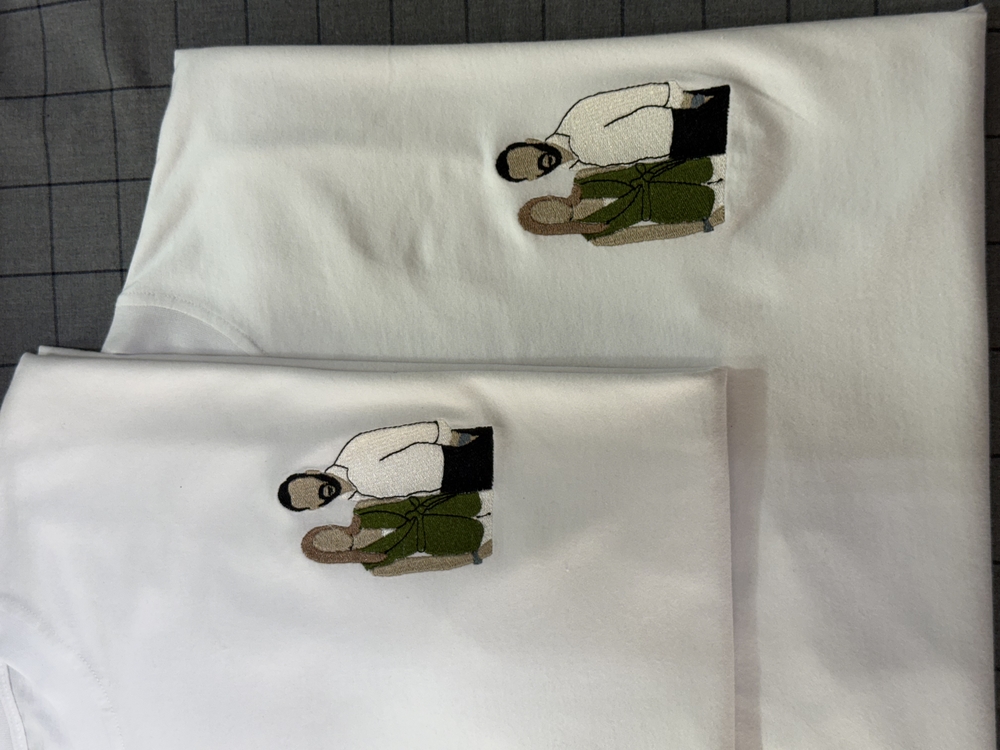 Fotoğraf Nakışlı 2 li Sweatshirt Kombin