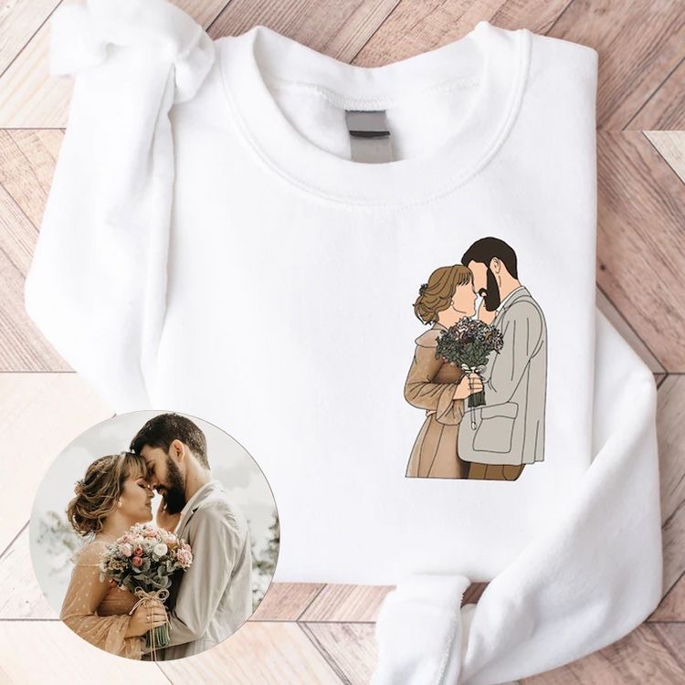 Resim Nakışlı Sweatshirt