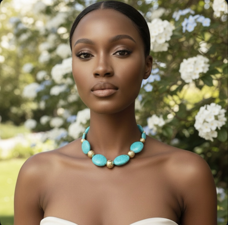 SEA TREASURE – TURQUOISE CLASSIC NECKLACE