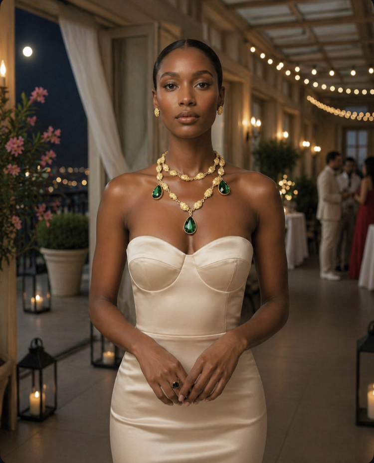 EMERALD GOLD SET